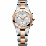 Baume & Mercier Linea Chronograph Silver Dial Women's Watch 10016