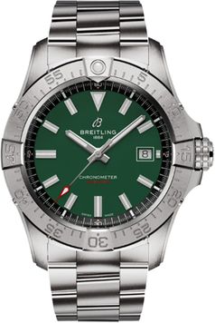 Breitling Avenger Automatic 42 Green Dial Steel Men's Watch A17328101L1A1