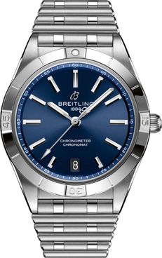 Breitling Chronomat Automatic 36 Blue Dial Women's Watch A10380101C1A1