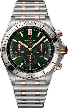Breitling Chronomat B01 42 Steel & Rose Gold Men's Watch UB0134131L1U1