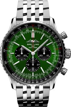 Breitling Navitimer B01 Chronograph 46 Steel Men's Watch AB0137241L1A1