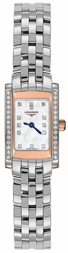 Longines DolceVita Mother of Pearl Diamond Women's Watch L5.158.5.89.6