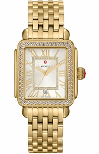 Michele Deco Madison Diamond Bezel Women's Watch MWW06T000161