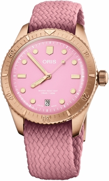 Oris Divers Sixty-Five Bronze Case Women's Watch 73377713158FS
