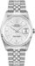 Rolex Datejust 36 Silver Linen Dial Engine Turned Bezel Unisex Watch 16030 - image 0