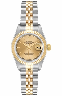 Rolex Lady-Datejust 26 Champagne Dial Two-tone Women's Watch 79173