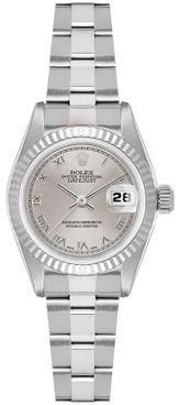 Rolex Lady-Datejust 26 Silver Roman Dial Oyster Women's Watch 69174