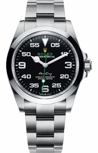 Rolex Oyster Perpetual Air-King Black Dial Men's Watch 126900-0001