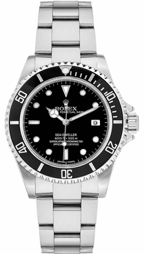 Rolex Sea-Dweller 4000 Black Dial Aluminum Bezel Men's Watch 16600