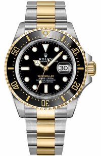 Rolex Sea-Dweller Yellow Gold & Oystersteel Men's Watch M126603-0001
