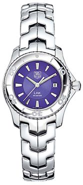 Tag Heuer Link Quartz Purple Dial 27mm Steel Women's Watch WJ1311.BA0572